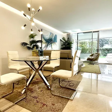 Modern Flat With Private Garden In Royal Banus * Marbella